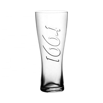 Fancy Highball handmade logo design Beer Glass