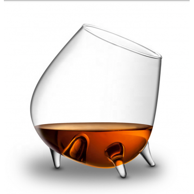 Special leadfree crystal customized stemless brandy glass