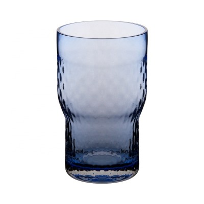 Wholesale crystal glass solid colored water juice milk glass with hammer design